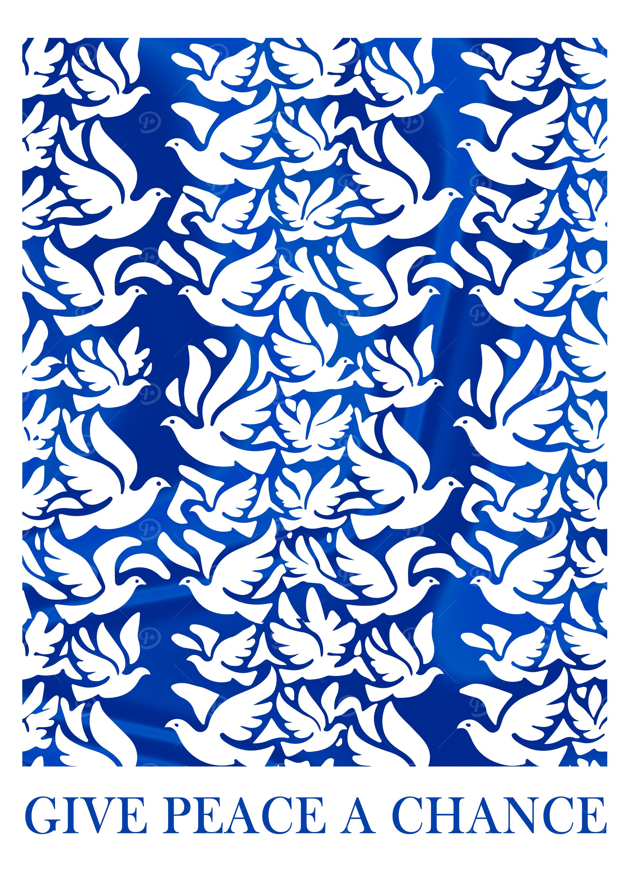 Peace Doves Poster