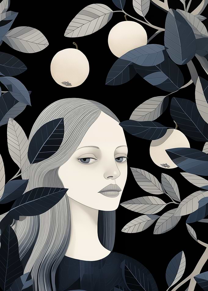 Woman in a Garden