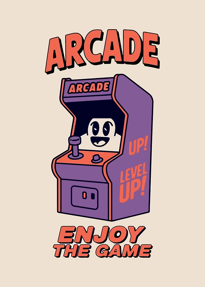 Arcade Game Illustration