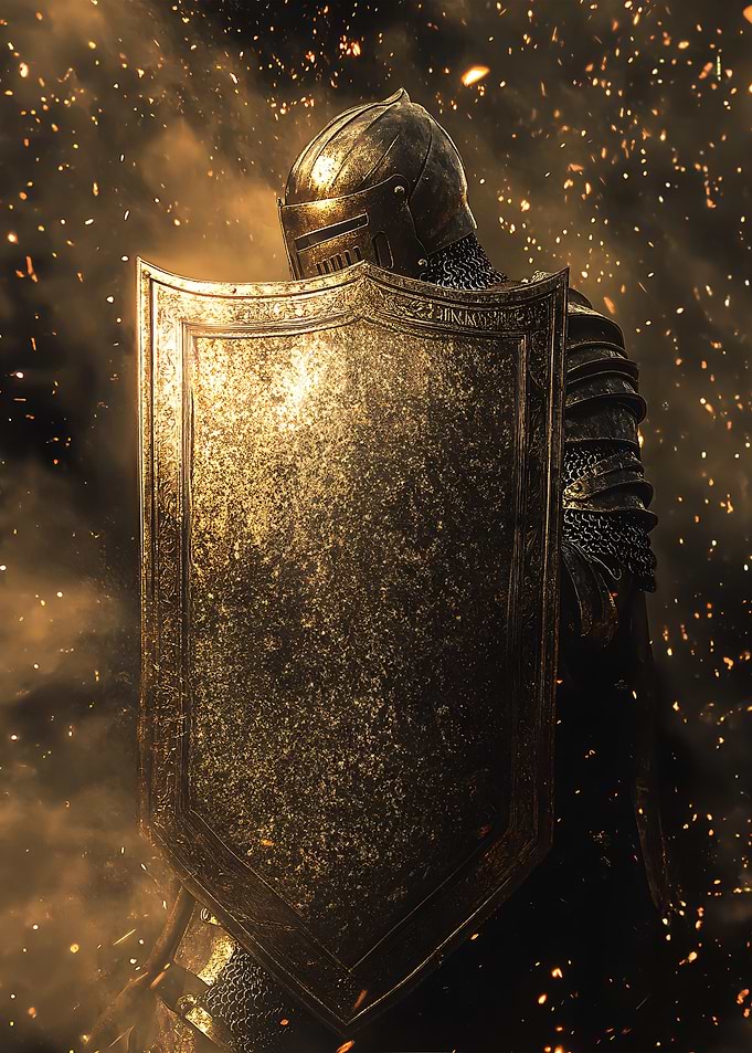 Knight with Shield