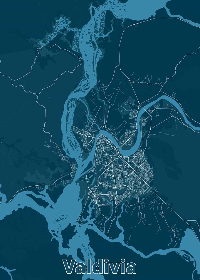 Valdivia City Map