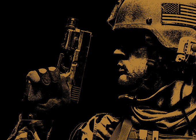 Soldier with Gun