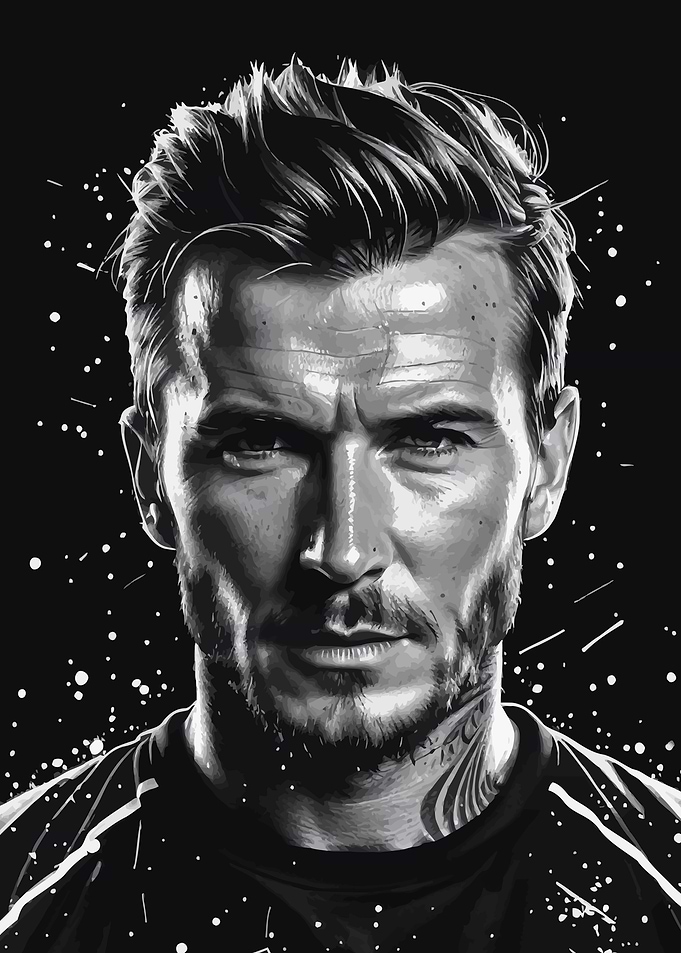 David Beckham Portrait
