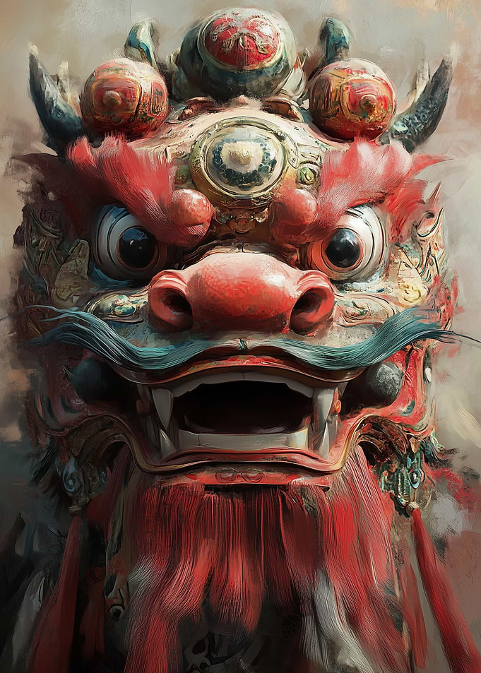 Chinese Dragon Mask