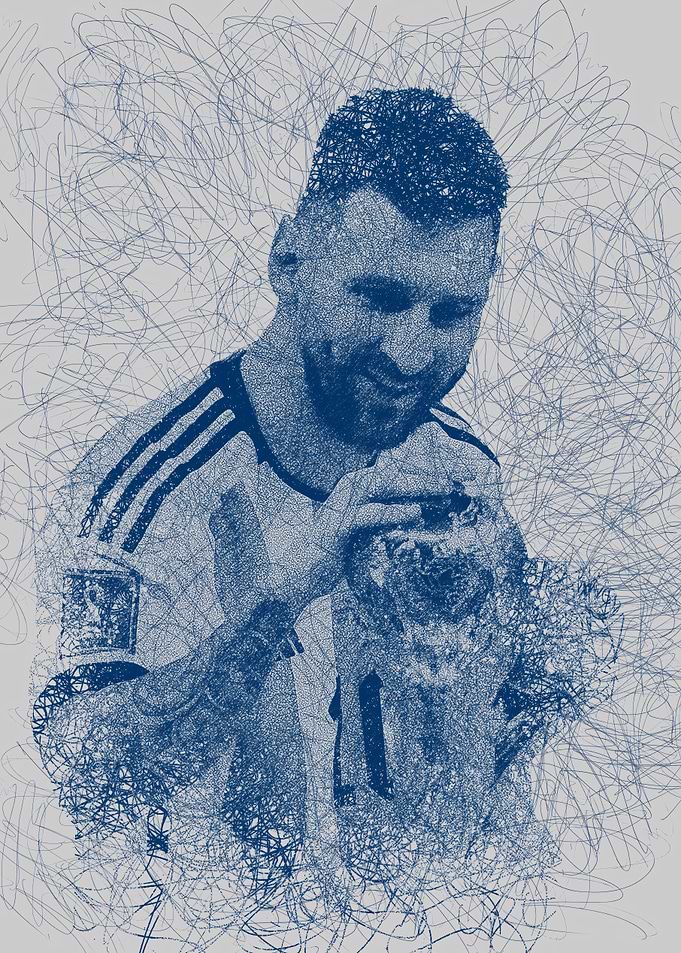 Messi Sketch