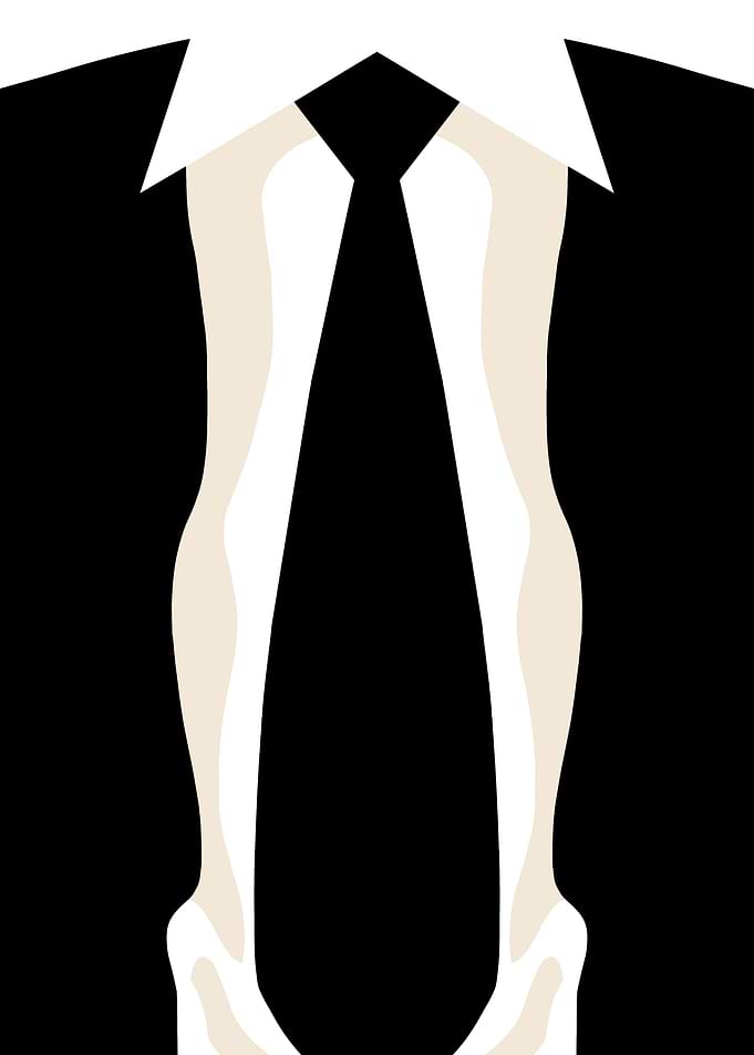 Skeleton in Suit