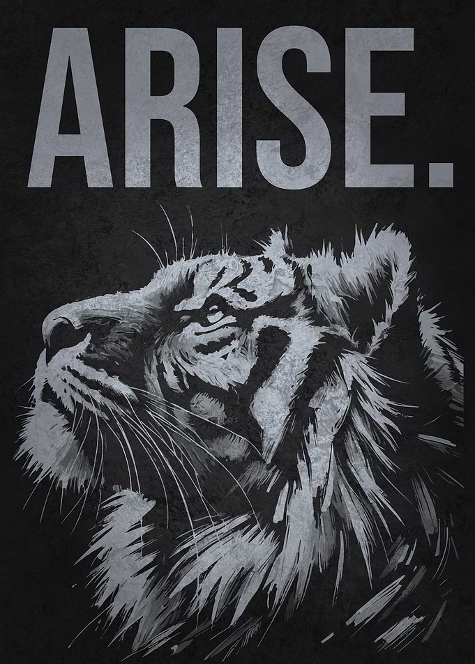 Tiger Arise - Gym, Hustle, Success, Motivational