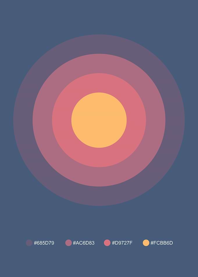 Color Palette: Sunset Hues