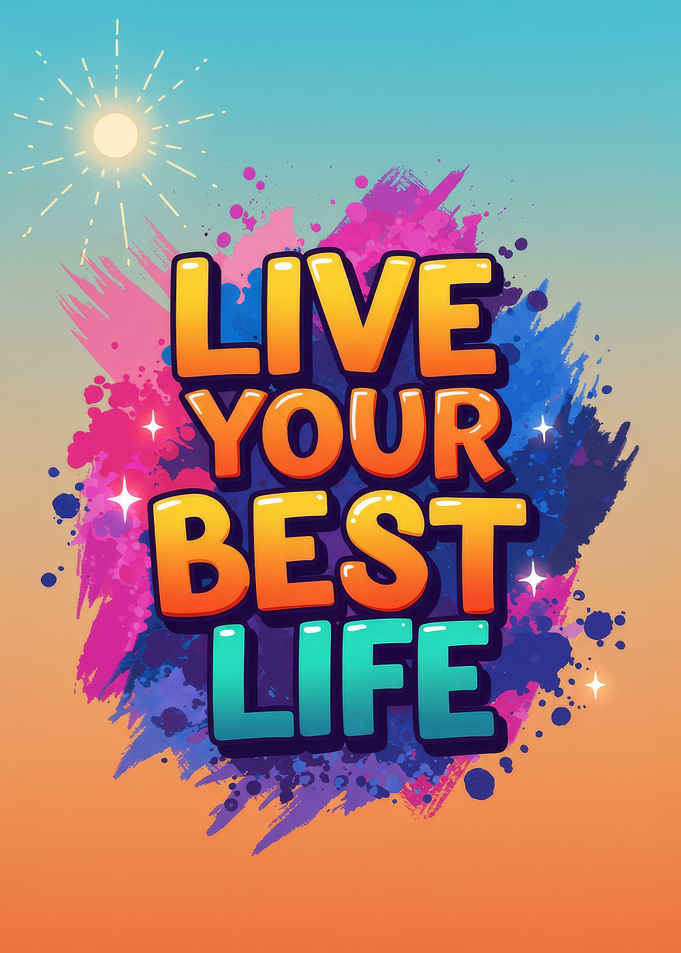 Live Your Best Life Poster