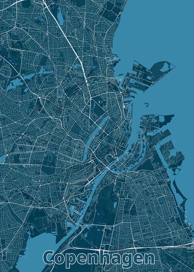 Copenhagen City Map