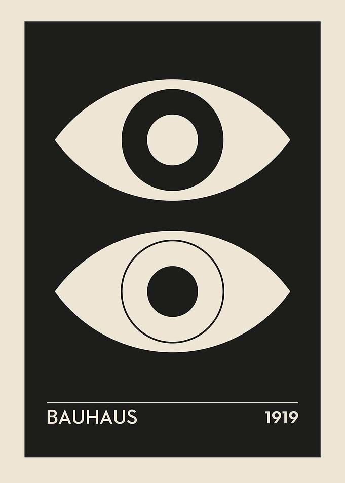 Bauhaus Eye Poster
