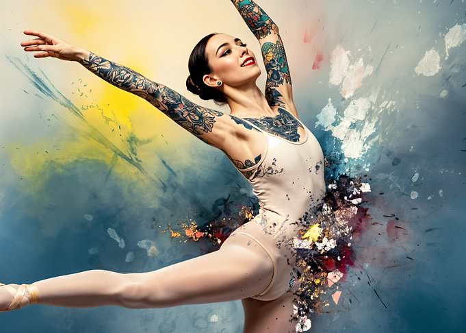 Tattoed Ballerina