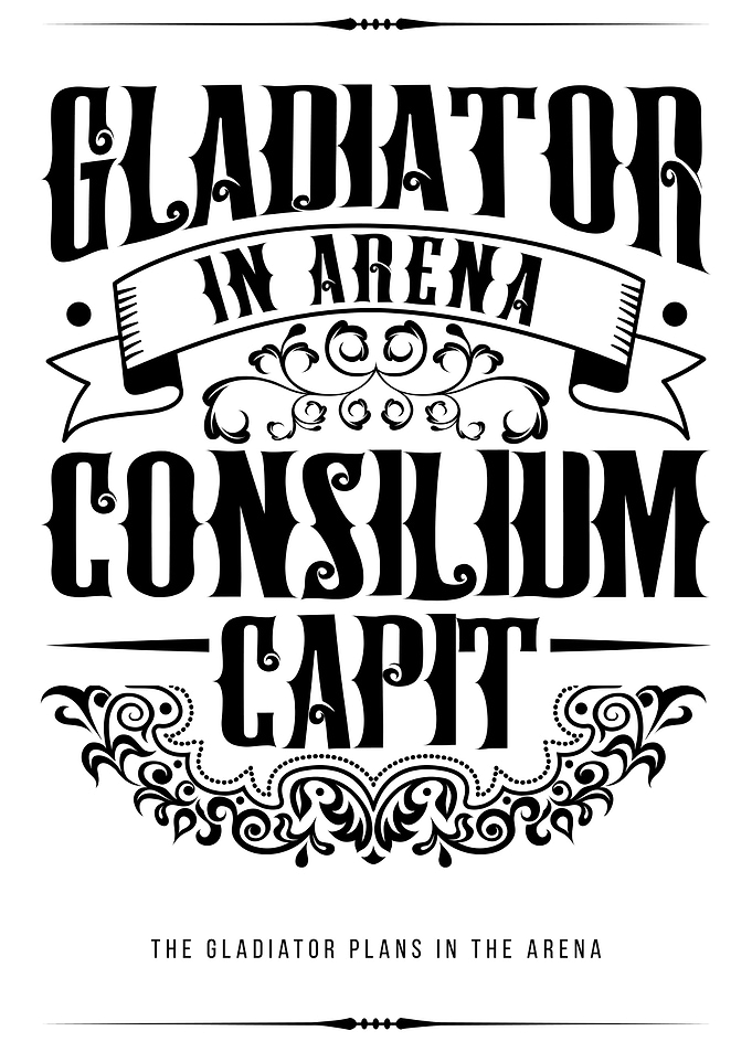 Gladiator In Arena Consilium Capit