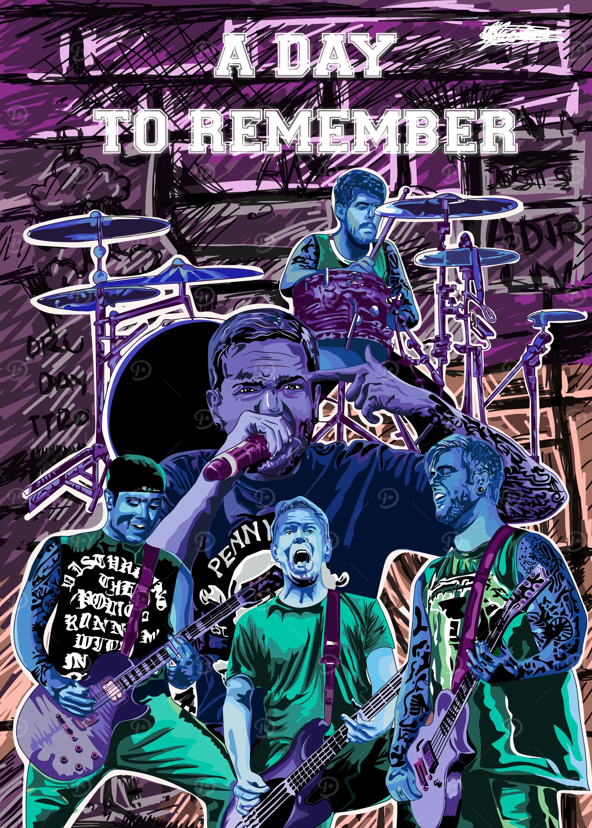 A day to remember Posters Online - Shop Unique Metal Prints