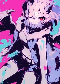 Anime Demon Girl Art