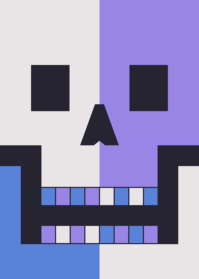 Geometric skull