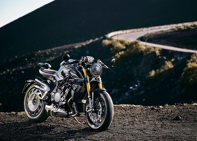 Black and Gold Motorcycle