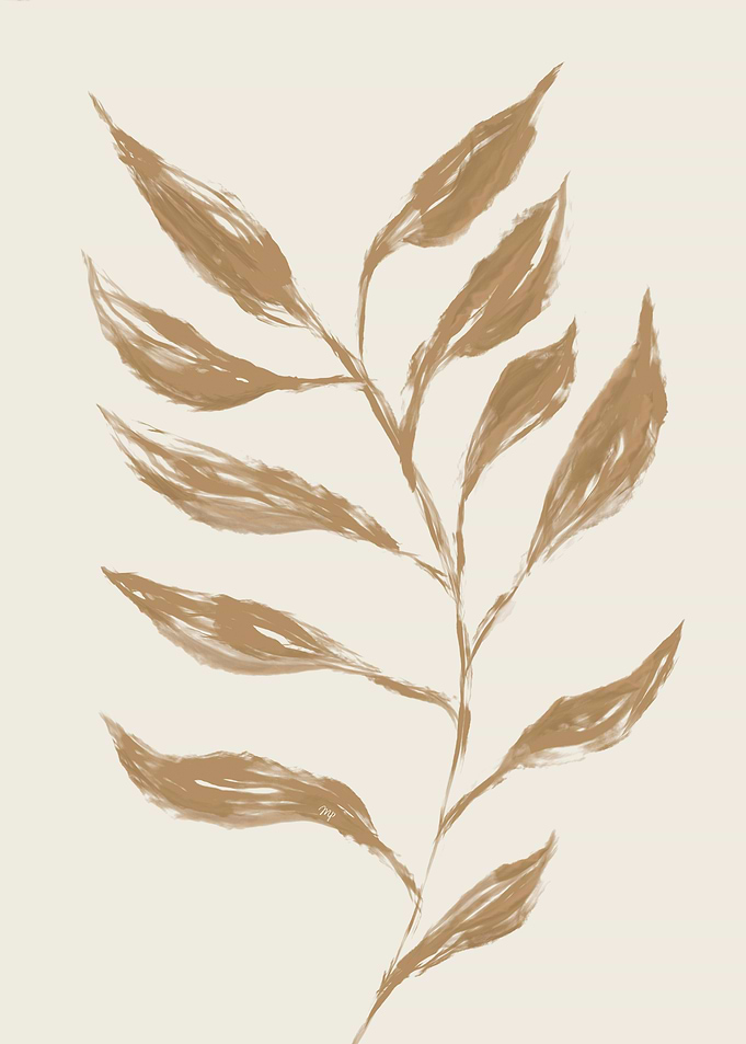 Mocha Leaf Plant Four