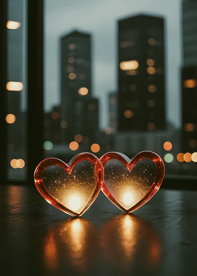 Two Hearts Cityscape