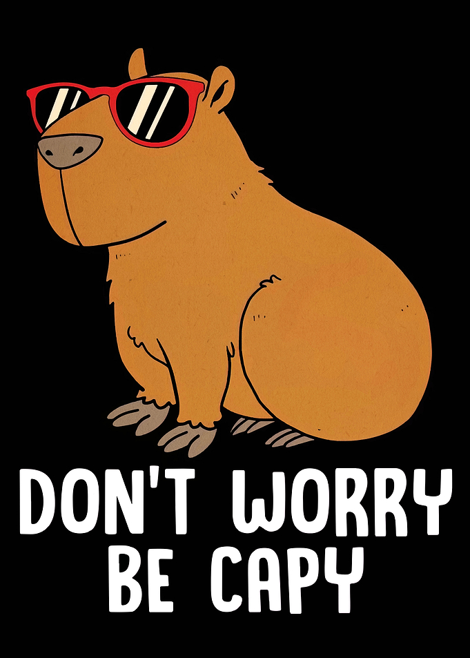 Capybara with Sunglasses