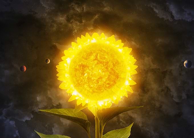 Cosmic Sunflower