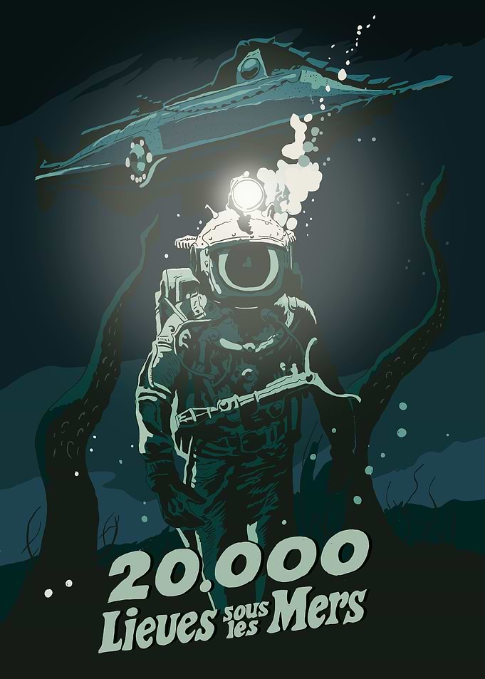 20,000 Leagues Under the Sea Poster