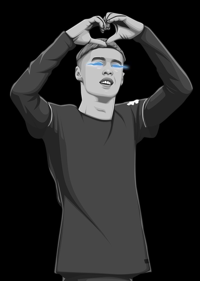 Cole Palmer Black and White Version