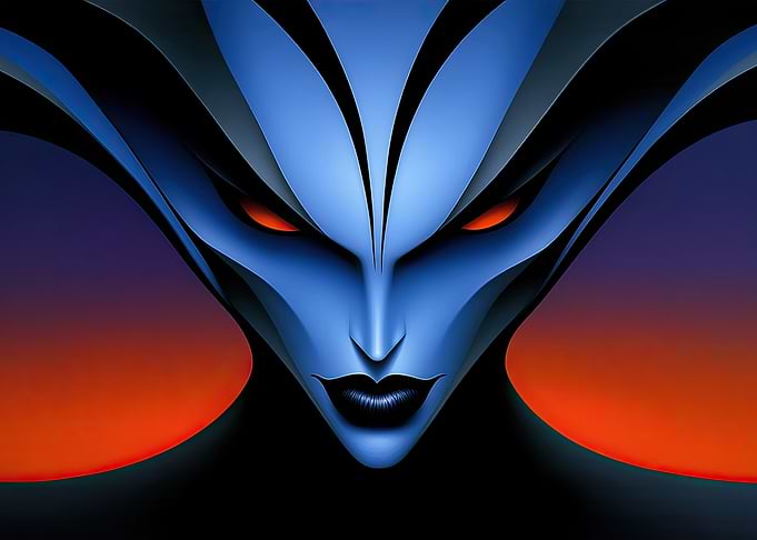 Alien Queen Portrait
