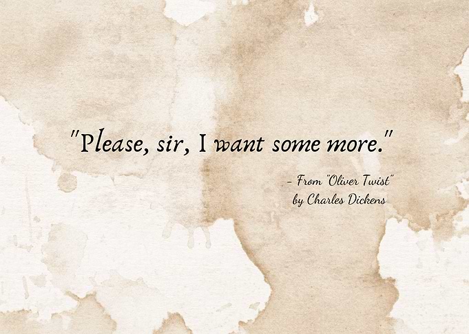 Oliver Twist Quote