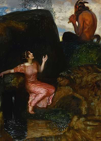 Faun and Nymph Franz von Stuck