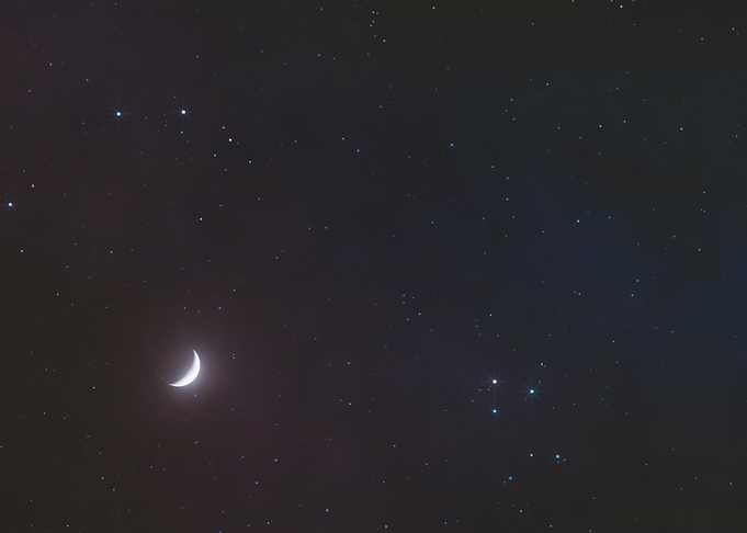 Peace & Love Moonlight Night Sky Galaxy