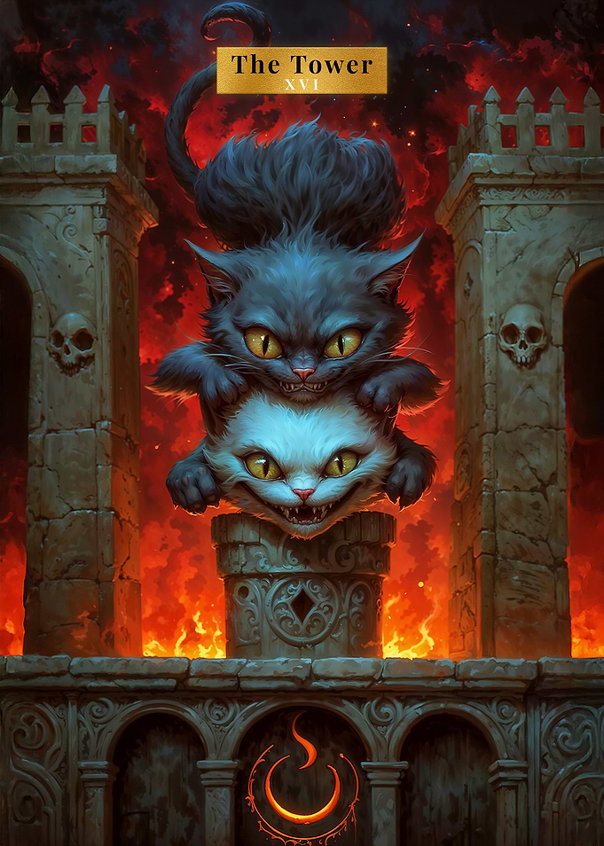 The Tower Tarot Card