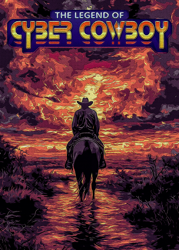 Cyber Cowboy Sunset