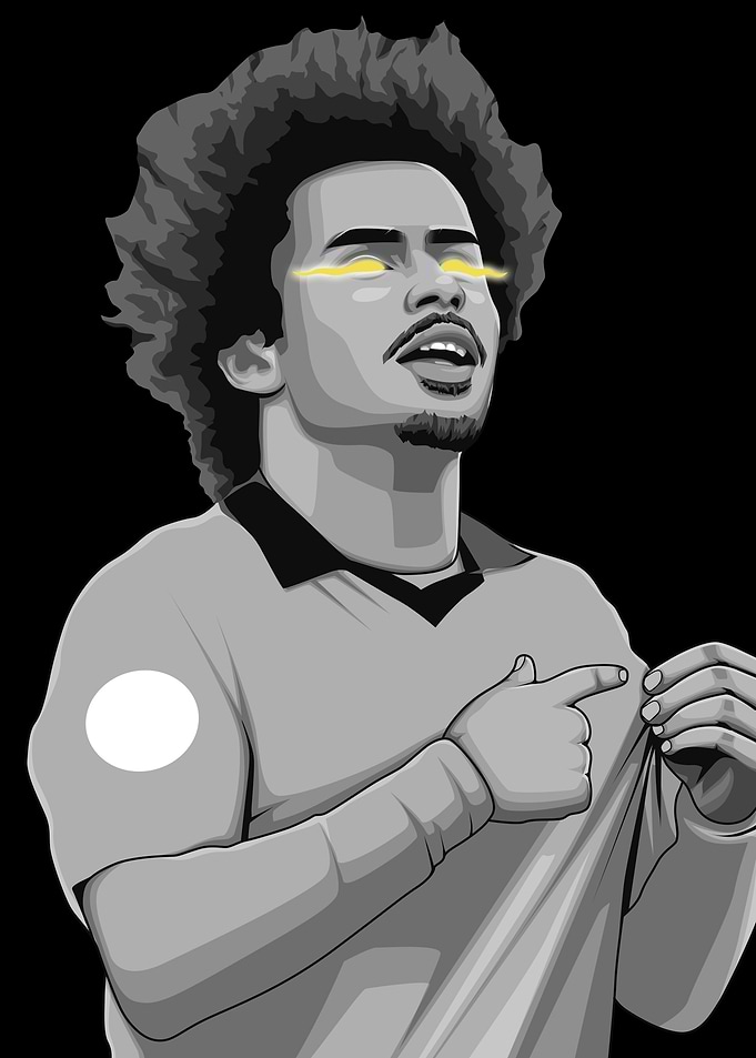 Karim Adeyemi Black and White Version