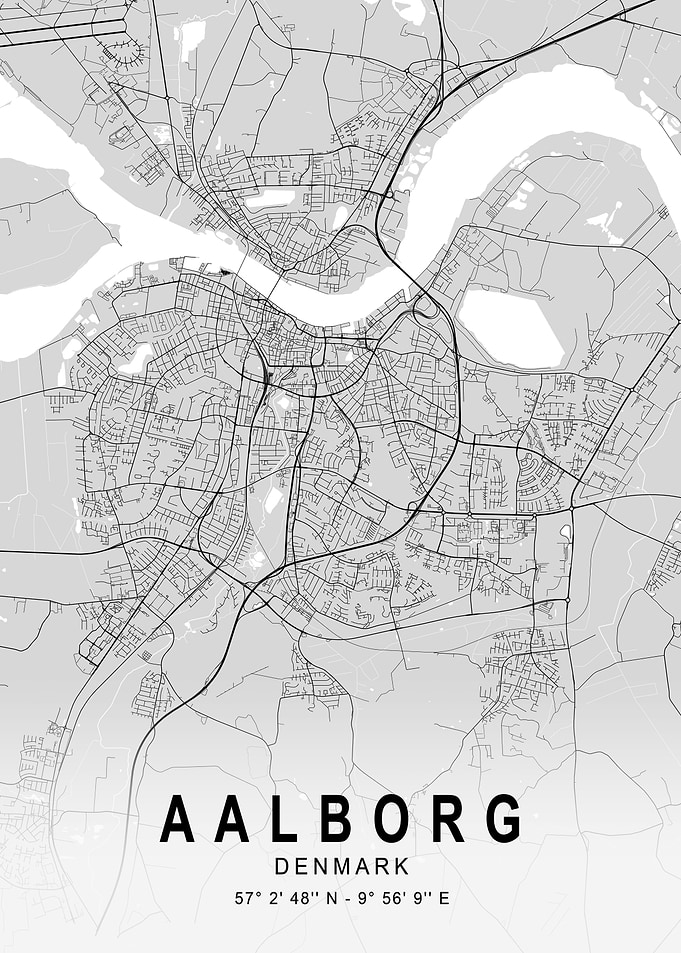 Aalborg Light City Map