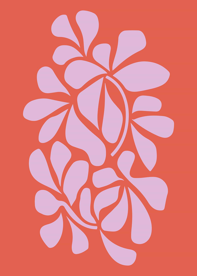 Abstract Floral Design