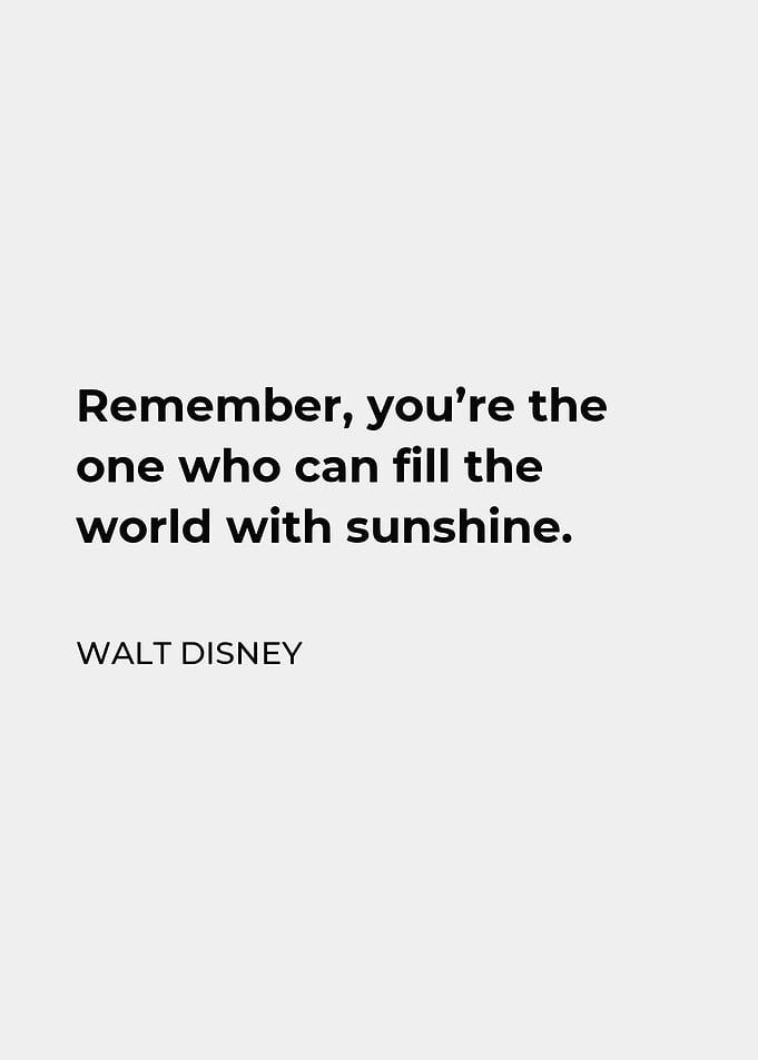 Walt Disney Quote