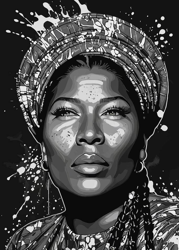 Queen Latifah Portrait