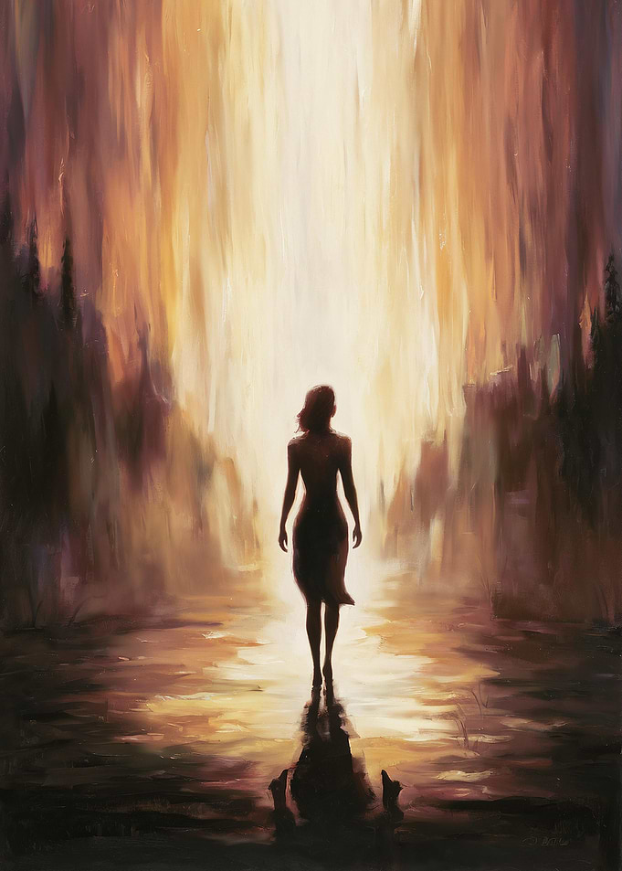 Woman Walking Light