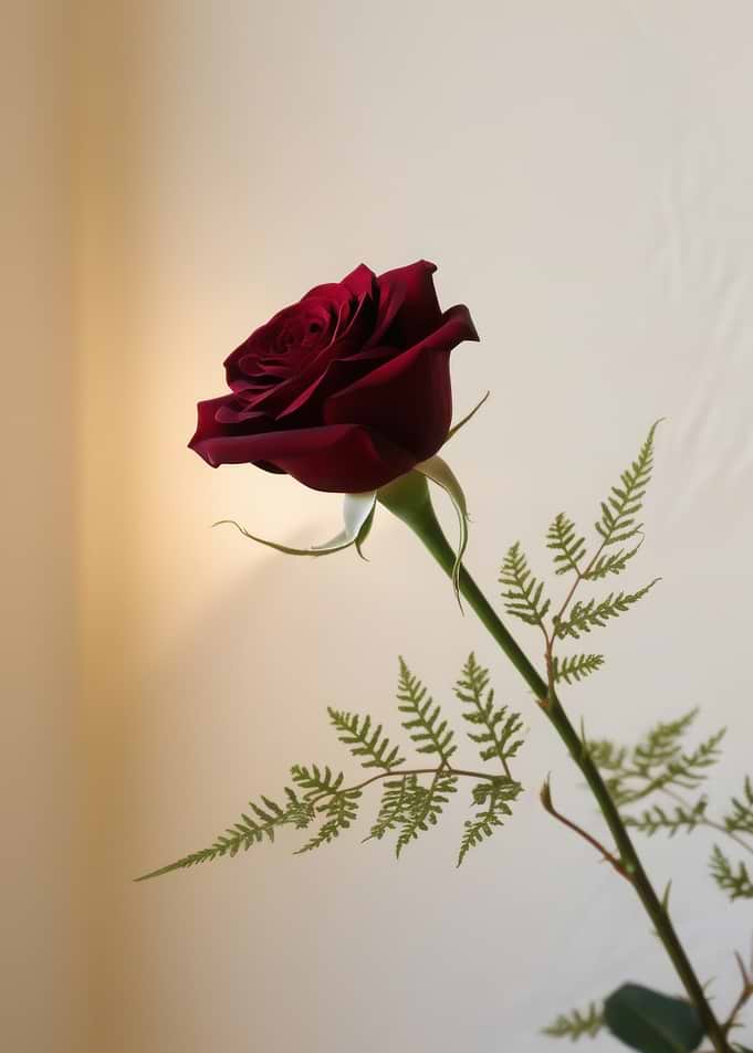 Single Red Rose