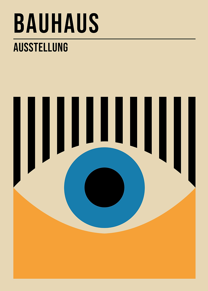 Bauhaus Eye Poster