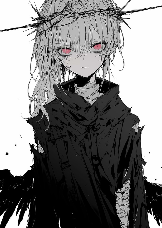 Fallen Angel Anime Art