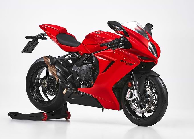 Red Sportbike Motorcycle