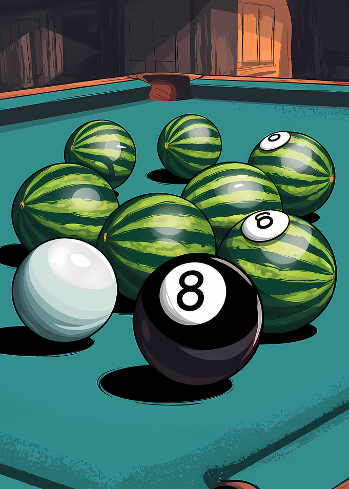Watermelon Billiard
