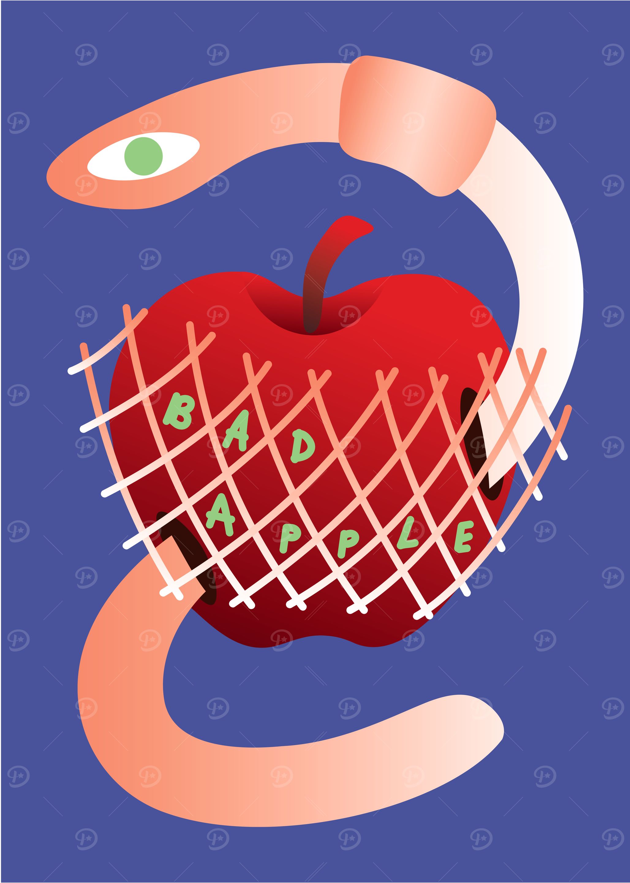 Bad Apple Illustration