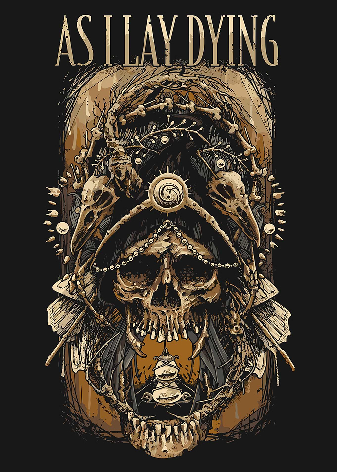As I Lay Dying Skull Artwork