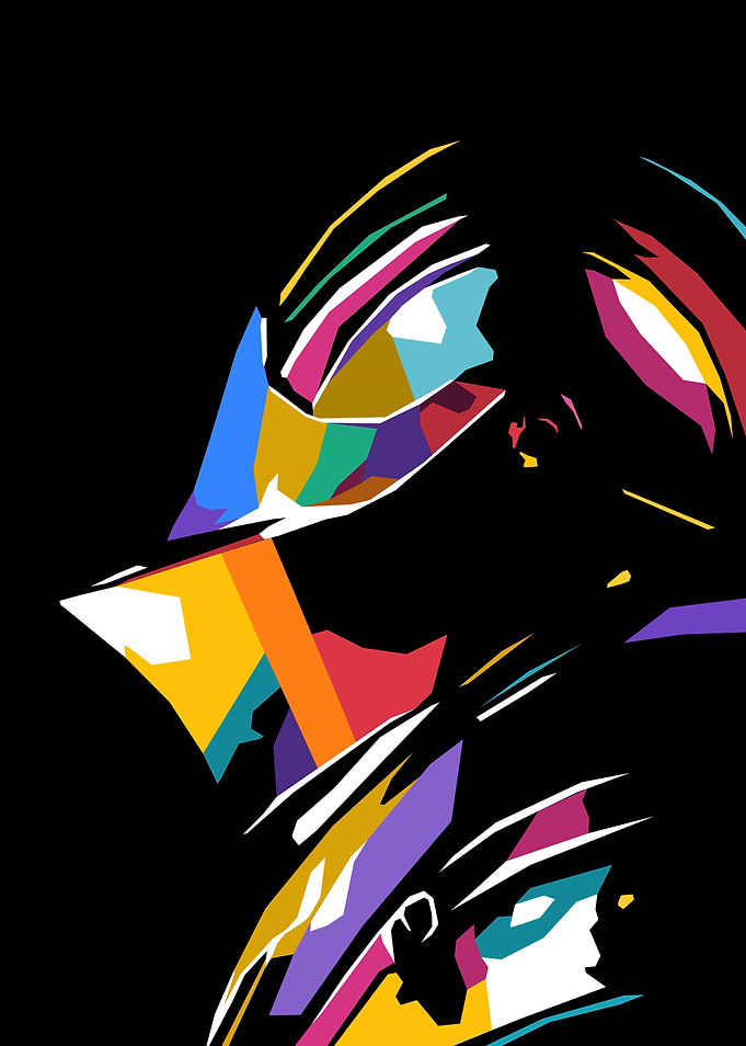 Abstract Knight Portrait