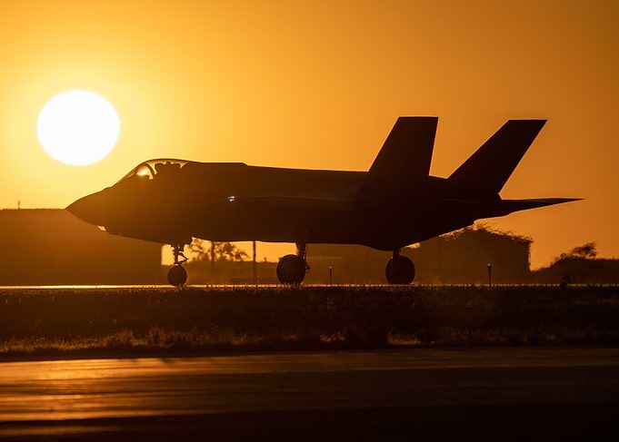 F-35 Fighter Jet Silhouette