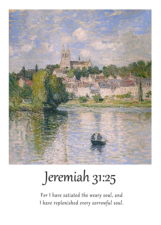 Jeremiah 31:25 Drawing