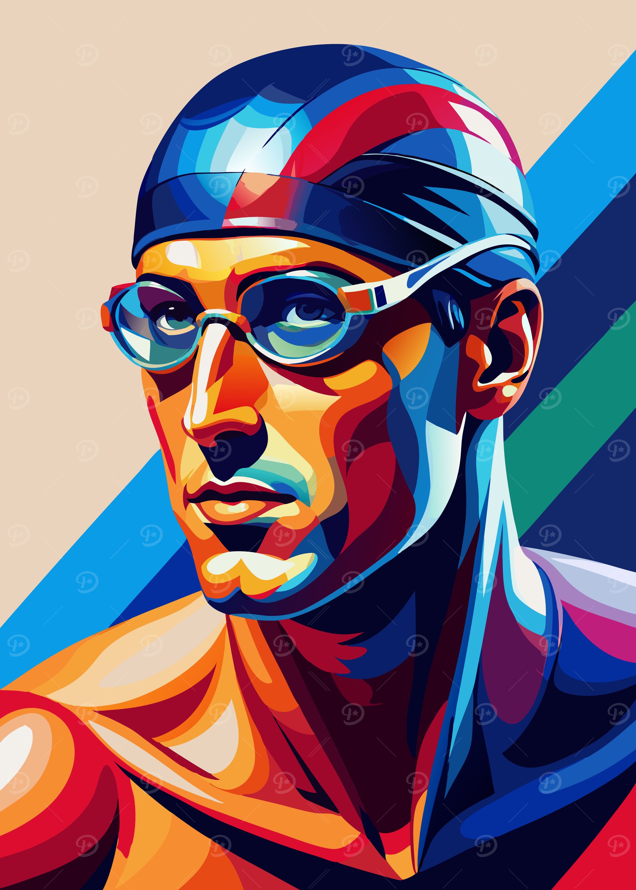 Swimmer Portrait